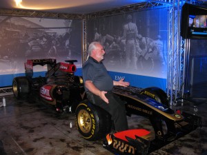 Me with a Team Lotus F1 Racecar